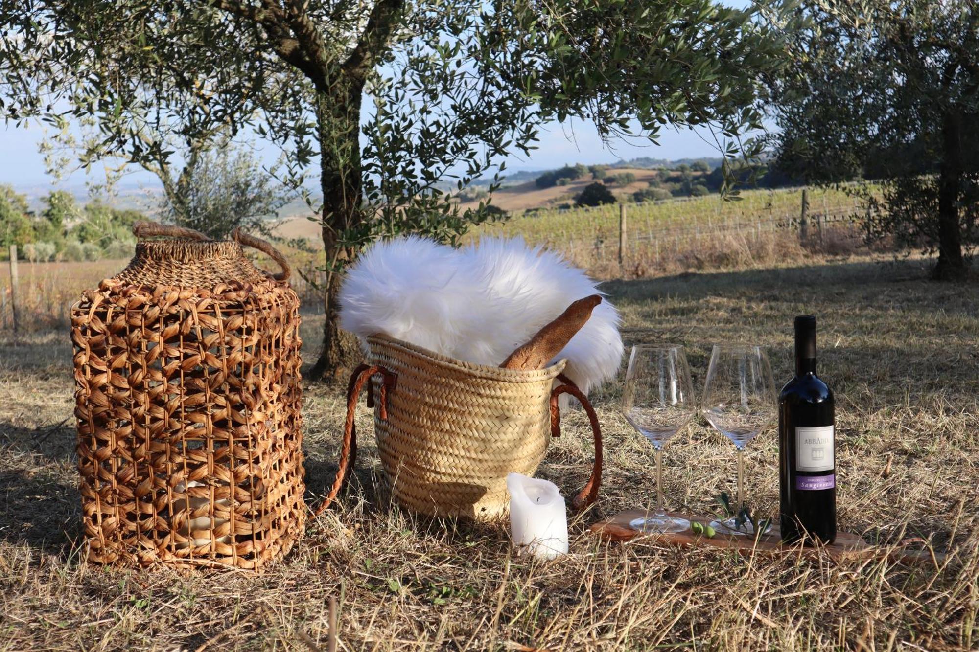 Abbadia Wine Relais Bed & Breakfast Montefollonico Bagian luar foto