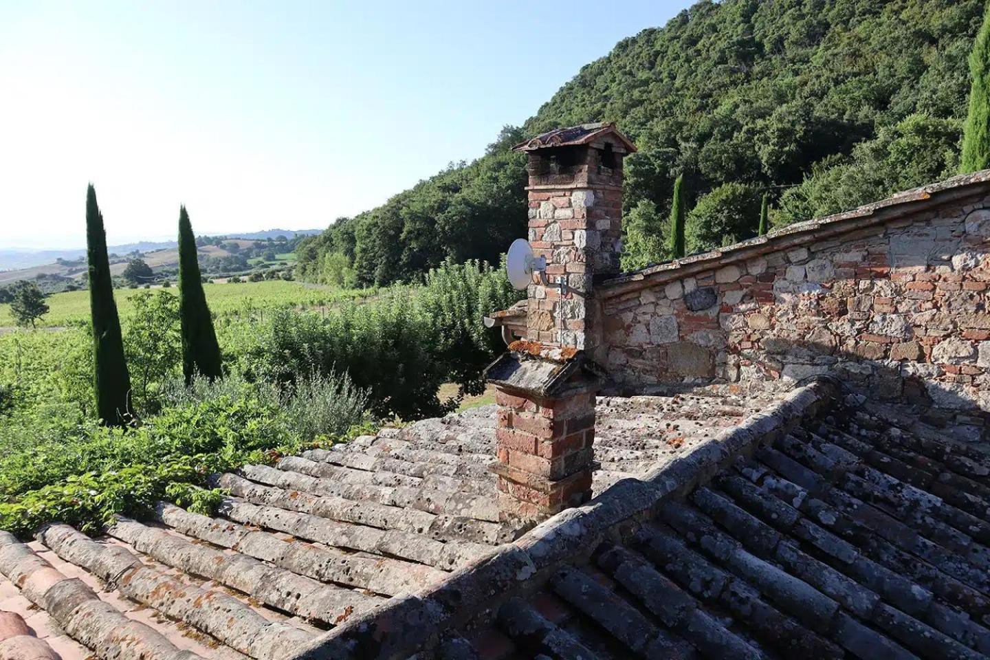 Abbadia Wine Relais Bed & Breakfast Montefollonico Bagian luar foto